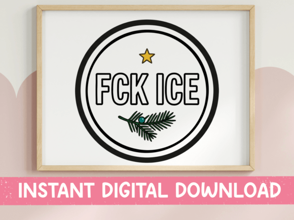 Fck Ice Mountain Pine SVG for T-Shirt Designs and Commercial Graphics