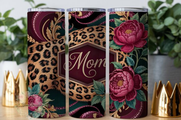 Leopard Floral Mom Tumbler Wrap Review