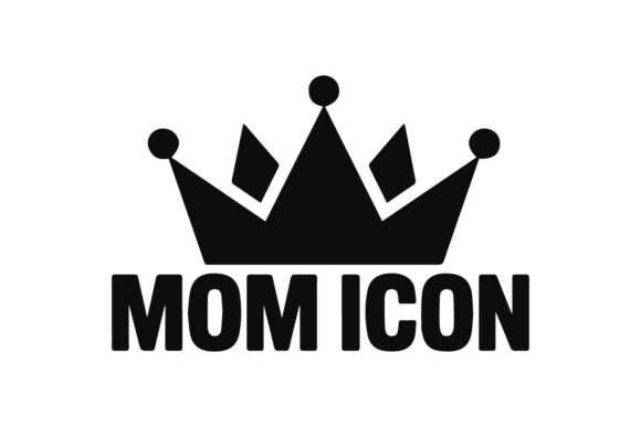 Mom Icon – Modern Mother’s Day T-Shirt Graphics for Content Creators