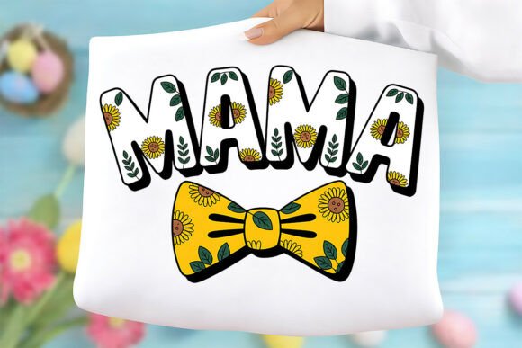 Mother’s Day PNG Design for Embroidery Projects